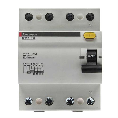 RCCB MITSUBISHI 4P 16A 30mA-100mA-300mA ( BVW-T )